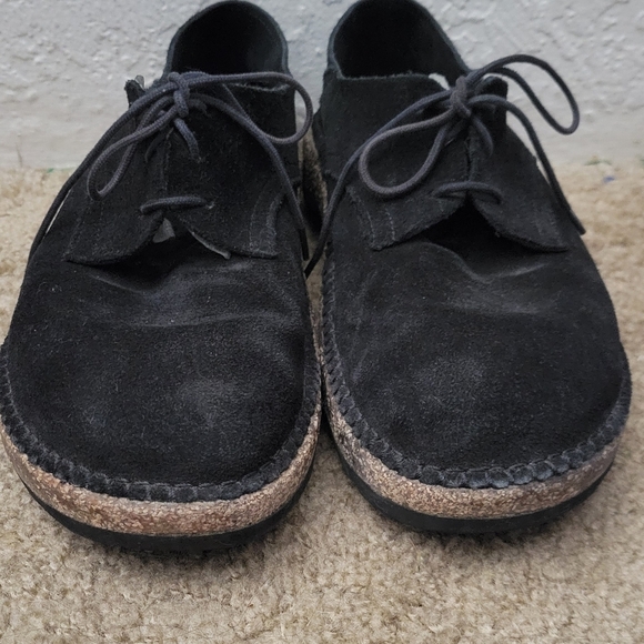 Birkenstock Gary Black Suede Size 10 - Picture 11 of 11